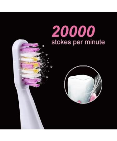 AD-BCRBgen Portable Electric Toothbrush for Adults - Waterproof Travel Toothbrush with 2 Replacement Heads - Green Battery Holder - Buy Online on GoSupps.com