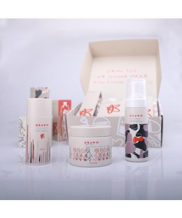 3-Step Korean Skincare Set for All Skin Types - Foam Cleanser Toner Pads & Moisturizing Gel - Shop Internationally - Buy Online on GoSupps.com