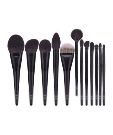 DFHBFG 12pc Makeup Brush Set Lip Brush Loose Powder Brush Light Beauty Tools 1 D