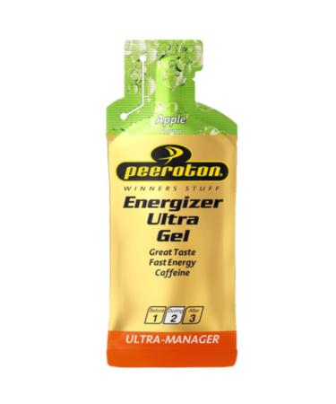 Peeroton Energizer Ultra Gel Apple - ISotonic Energy Gel for maximum endurance with 26.5 g of carbohydrates after 2-5 minutes power gel - is easy to digest and digestible 40 ml (1 Pack) Apple 40 g (1 Pack)