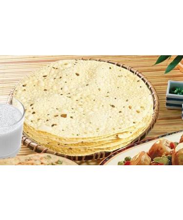 A1SONIC Madras Poppadoms | Pappadum Plain Flavour | Punjabi Masala | Green Chilli | Cummin | Garlic Green Chilli | Cummin Black pepper | Lintle Papad | Garlic Green Chilli 200G Green Chilli Poppadoms - Buy Online on GoSupps.com