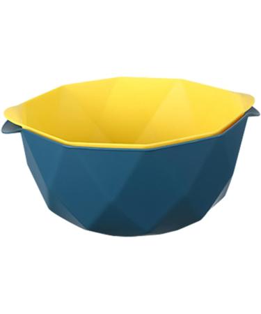 Vegetable Washing | 2 in 1 Colanders for Food Fruit and Vegetables - Washing Fruit and Vegetables Food Quality Drain Filter 2 in 1 Colander Fulenyi - Buy Online on GoSupps.com