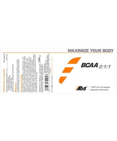 BCAA 2:1:1-1000mg / 120 tablets - Optimal proportions - Increase resistance and muscle recovery - Feed your muscles with BCAA for effective mass gain - Buy Online on GoSupps.com