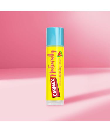 Carmex Naturally Stick Watermelon - Natural Lip Care for Smooth Lips | 4.25g (1 Pack) - Buy Online on GoSupps.com