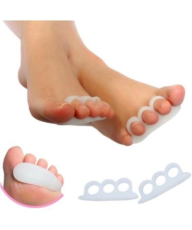 Buy Hammer Toe Corrector & Cushion | Soft Gel Toe Spreader & Separator - Reduce Pain & Prevent Hallux Valgus (4 Pack) - Buy Online on GoSupps.com
