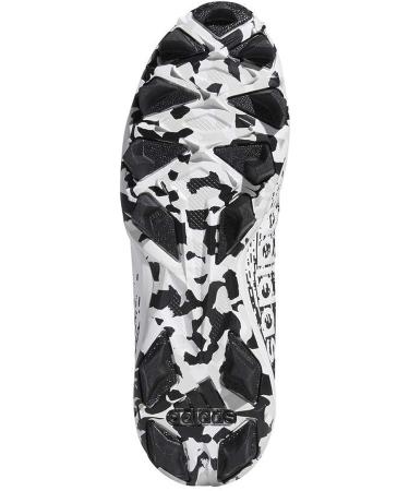 adidas Men's Adizero Spark Mid Football Shoe 12 - Black/White - Buy Online on GoSupps.com
