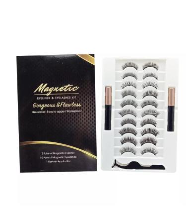 Magnetic False Eyelashes Set - Effortless Application and Natural Look | [Brand Name] - Buy Online on GoSupps.com