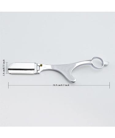 Ergonomic Gold Razors with 25 Blades - Premium Shaving Knife for Beard Body Eyebrow & Moustache Removal | International Shipping Available - Buy Online on GoSupps.com
