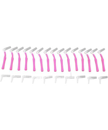 Small L-Shaped Interdental Brush - Push-Pull Oral Care & Tooth Whitening 25 Pink Cleaning Brushes - Buy Online on GoSupps.com