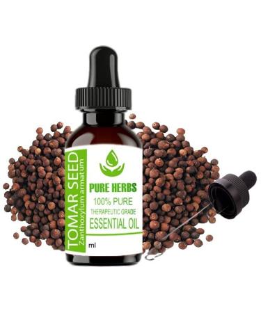 Pure Herbs Tomar Seed (Zanthyoxylum Armatum) Essential Oils (100 ml)