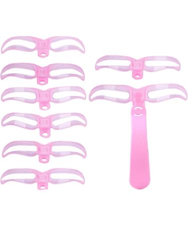 Eyebrows stencil 8 Style Brow Drawing Guide Washable Portable Eyebrow Stencils for Women Girls Stage Makeup Travel Daily Party - Buy Online on GoSupps.com