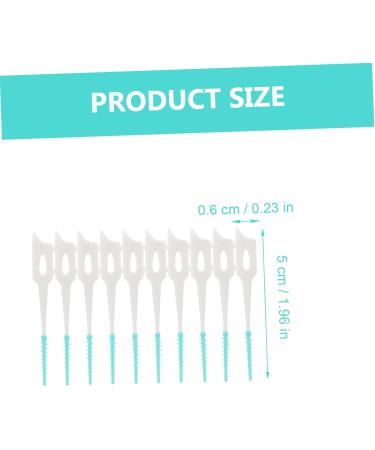 Sewoart 80st Interdental Brush - Portable Dental Floss for Oral Care | Tooth Gap Cleaner | TPE Care Brushes | Green - 1 Pack - Buy Online on GoSupps.com