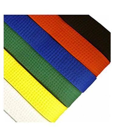 BlackBeltShop Solid Rank Karate Martial Arts and Taekwondo Belts Yellow Size 5