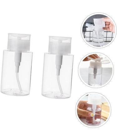  SOESFOUFU Set of 2 Refillable 300ml PETG Travel Bottles Leak-Proof Airtight Toiletry Containers with Pump - Buy Online on GoSupps.com