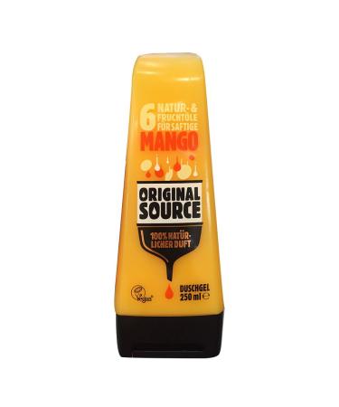 ORIGINAL SOURCE Original Source Mango Shower Gel - 100% Natural Fragrance Vegan - 250 ml (1 pack).