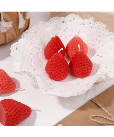 Handmade Strawberry Candles Gift Box - 9 Scented Decorative Candles for Romantic Home D cor | International Shipping Available - Buy Online on GoSupps.com