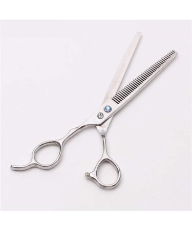 7.0 Inch Left Hand Hairdressing Hairdressing Scissors Set Cutting Flat Teeth Thinning Scissors Professional Scissors Bright Light Men and Women Quality Steel - Buy Online on GoSupps.com