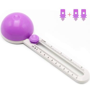 Circle Cutter, Circle Cutter for Paper Crafts, Paper Circle Cutter, Circle Paper Cutter, Circle Cutter Paper, Circular Cutter, Cardboard Circle Cutter, Adjustable Circle Cutter, Craft Cutting Tools Purple - Buy Online on GoSupps.com