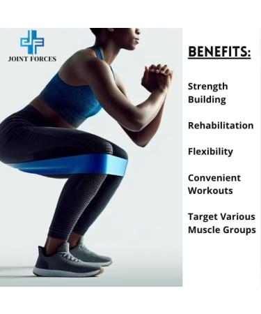 Buy Joint Forces Premium Exercise Bands - Durable Portable Fitness for Strength Progression | International Shipping Available - Buy Online on GoSupps.com
