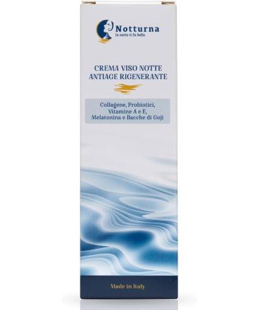  Notturna la notte ti fa bella Organic Collagen Anti-Wrinkle Face Cream With Pure Probiotics -Made In Italy - Night 50ml - Buy Online on GoSupps.com