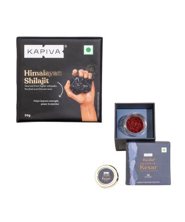 KAPIVA SHILAJIT 20G & KASHMIRI KESAR 1G