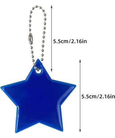 Children Reflector Set - 13 Star Reflectors for Backpack & School Bags | Safety Reflectors & Keychains for Bicycles & Running - Buy Online on GoSupps.com
