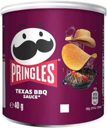 Snack Variety Bundle Containing Pringles Paprika Tub 40g x3 Pringles Texas BBQ Tub 40g x3 and Pringles Sour Cream & Onion Tub 40g x3 (9 Pack) - Buy Online on GoSupps.com