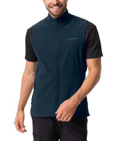 VAUDE Men's Yaras Vest L - Dark Sea Uni | Lightweight Eco-Friendly Outdoor Vest for International Shipping - Buy Online on GoSupps.com