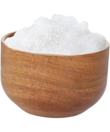 Beaupretty 3-Piece Men's Facial Cleaning Set - Shaving Soap Bowl & Foam Shell for Salon & Travel - Bamboo Light Brown 9.3x9.3x6cm - Buy Online on GoSupps.com