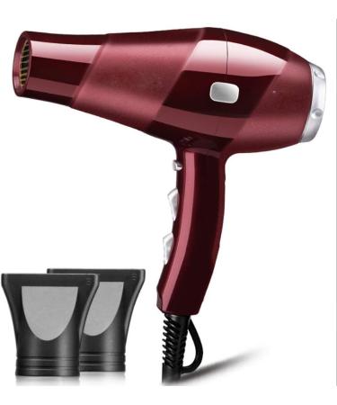ADITAM Professional Ionic Hair Dryer Powerfulsalon Blow Dryer Negative Ions Dc Motor Cool Shot Button Hairdryer Settings with Concentrator Nozzle/Purple Double The Comfort - Buy Online on GoSupps.com