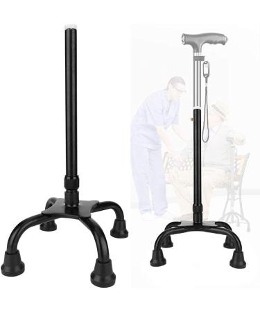 Walking Stick Elderly Crutches Accessories Anti Slip Feet Covered Four Legged for Crutch Walking Staff Cane Support Brace Stick Quad Mobility Safehappy - Buy Online on GoSupps.com