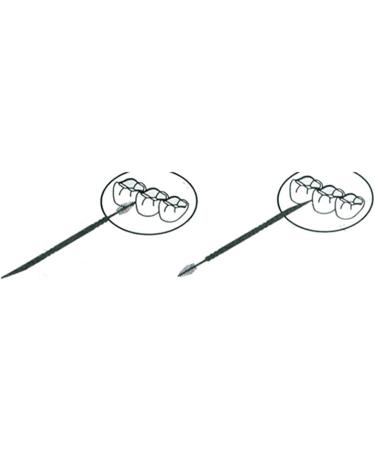 Libcflcc Oral Care Double Head Plastic Toothpicks - 120pcs for Effective Teeth Cleaning - Buy Online on GoSupps.com