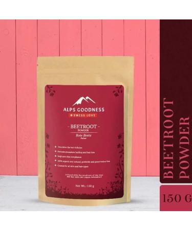 Seasol Alps Goodness Beetroot Powder (150g) for Skin & Hair - Brightens Skin, Nourishes Hair Follicles - 100% Pure & Natural - Buy Online on GoSupps.com