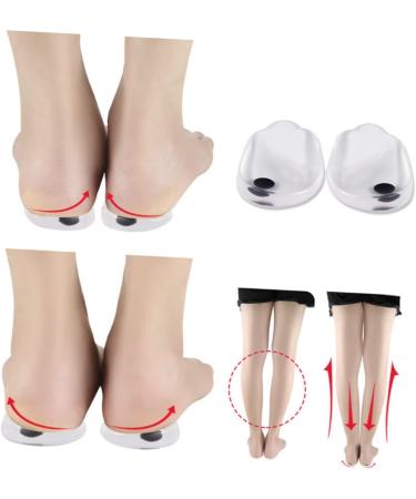 Buy Gatuida 4 Pairs Half Heel Insoles - O/X Type Shoe Inserts for Pronation & Supination - Orthopedic Magnetic Massage Foot Pads for Plantar Support - Buy Online on GoSupps.com