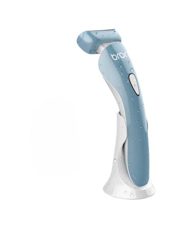 pilateur de rasage pour femme - Pour tout le corps et les aisselles - Niveau 7 - tanche Bleu/Blanc
