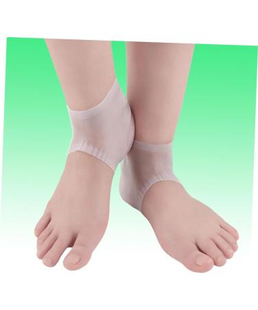minkissy 1 Pair Silicone Gel Moisturizing Socks Breathable Socks for Men& Women Anti- Slip Silicone Feet Heel Socks Silicone Heel Sleeves Silicone Gel Socks Antichapping Socks Repair Insole - Buy Online on GoSupps.com