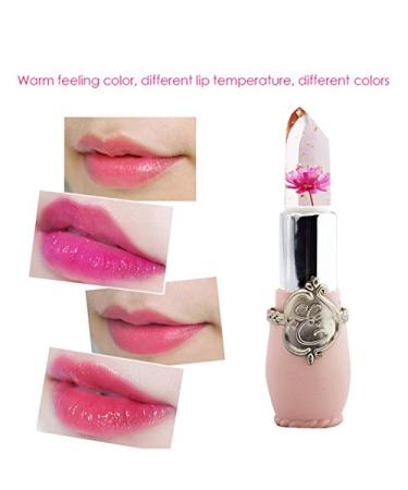 Beauty Flower Crystal Jelly Lipstick | Magic Temperature Changing Color Lip Balm | International Shipping Available - Buy Online on GoSupps.com