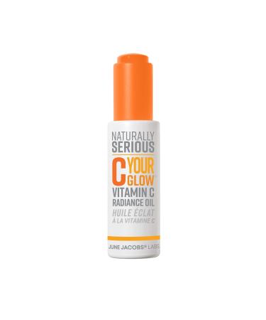 Naturally Serious | C Your Glow Vitamin C Radiance Oil Vitamin C Oil For Face Brightening Facial Oil Skincare For Glowy Skin Vegan Skincare Cruelty-Free Skincare