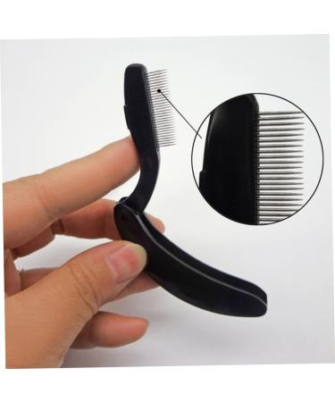 WOFASHPURET Curved Eyebrow Comb eyebrow comb plastic handle eyebrows comb plastic handle eyelash comb fold beauty Gentle Reminder - Buy Online on GoSupps.com