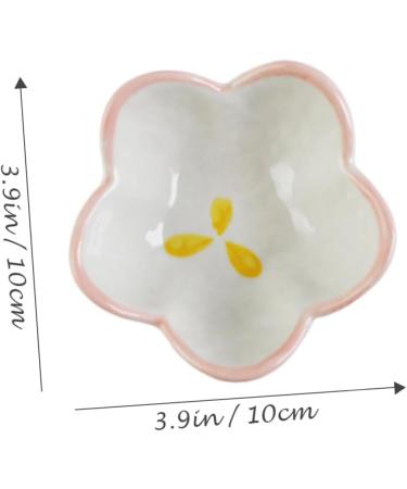 MAGICLULU 4 Pcs Ceramic Saucer Mini Small Tools Ceramics re-usable 10X10X4CMx2pcs Assorted Colorx2pcs - Buy Online on GoSupps.com