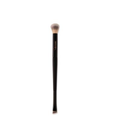 Osmosis 2-in-1 Dual Ended Line & Blend Brush for Precision Eye Liner and Eye Shadow Thin Slanted Flat Angle Ultra Soft Bristles Smudge