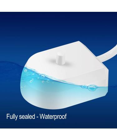 Kisstta Toothbrush Charger for Philips Sonicare Electric Toothbrush - Inductive Charging Base - Compatible with HX3000/HX6000/HX9000 - Portable and Waterproof - 3 Pin Plug - Buy Online on GoSupps.com