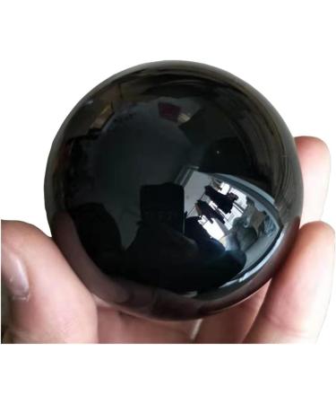 Ornament Natural Polished Black Ball Crystal Obsidian Sphere 50-60MM for Decoration Gift Decoration feng Shui. Stone Collection 1pc - Buy Online on GoSupps.com