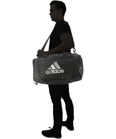adidas Defender 3 Small Duffel Bag - Black/Silver - One Size - Buy Online on GoSupps.com
