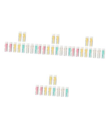 Gatuida tweezers 40 pieces of suction tissue tools for the outdoor area Applicator sucking rods. Introductory aids of remote plastic mirror silk gel Applicator different colors x 4 pieces 3.4x0.7cmx4pcs