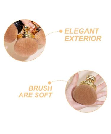 NOLITOY Golden Makeup Brush Set - Travel Foundation Blush Loose Powder & Concealer Brushes for Women | Premium Cosmetic Tools for Flawless Beauty - Buy Online on GoSupps.com