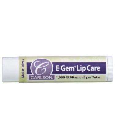Carlson Labs E Gem Lip Care 1000 IU 0.15 oz (4.3 g)