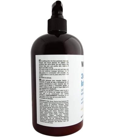 Waxness Natural Botanical Soothing Massage Lotion | Chamomile & White Tea 16 fl oz International Shipping Available - Buy Online on GoSupps.com