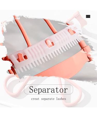 Uranian Eyelash Curler with Built-in Comb and Silicone Refill Pads - Premium Makeup Tool for Perfectly Curled Lashes - Pink-White Comb Included - Buy Online on GoSupps.com