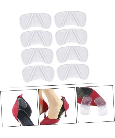 GLEAVI 8 Pairs Half Size Back Shoe Heel Inserts - Non-Slip Gel Heel Protectors for Women - Wear-Resistant Heel Liners & Daily Heel Pads - Buy Online on GoSupps.com